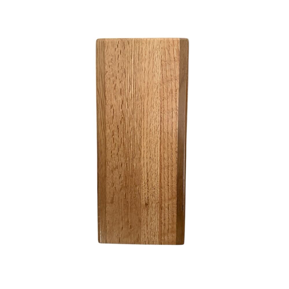 CUTCO 5-Slot Gourmet Knife Block #1749 Solid Oak Wood Honey Finish Made USA - Picture 5 of 5